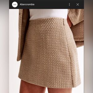 Abercrombie tweed skort